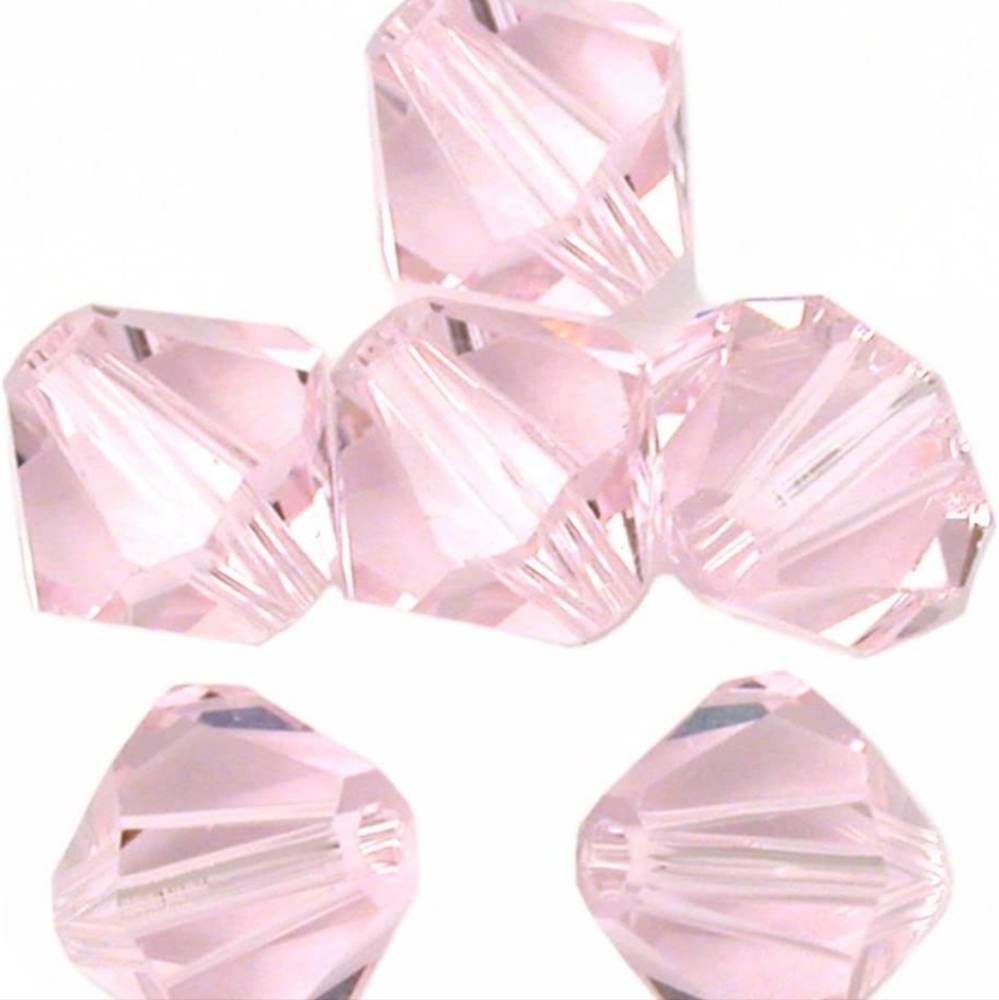 288 Swarovski 5301 8mm Bicone Rosaline 288pcs Discontinued
